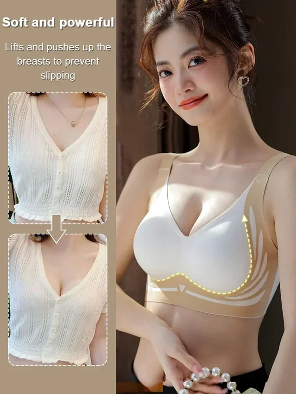 💖Today's Promotion🔥Super gather bra | Wireless Push-up Bra(Buy 8 PACK Free Shipping）