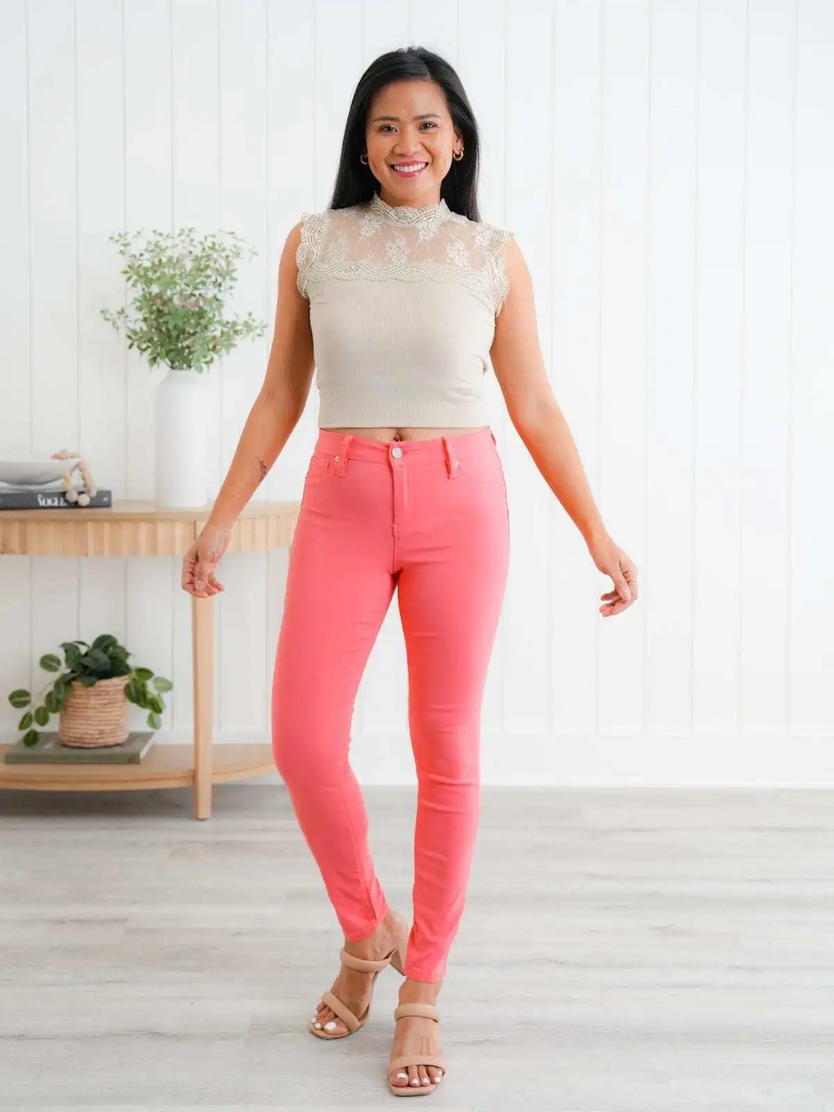 🔥6 Colors Pack only $24.99 🔥Taste The Rainbow Mid Rise Hyper Stretch Skinny Jeans (Multiple Colors)