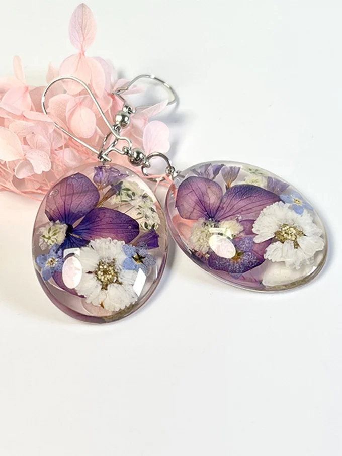 Alzheimer's Awareness Dementia Forget Me Not Earrings