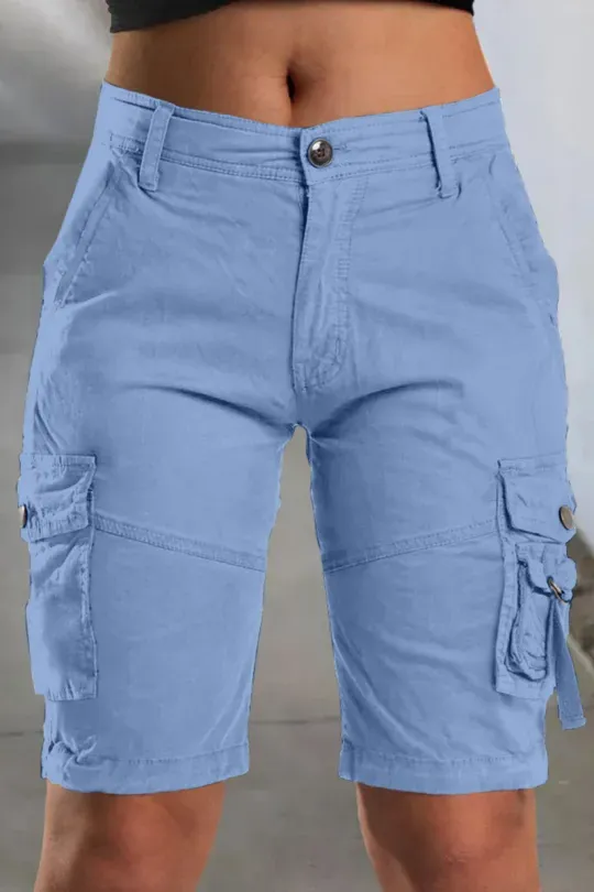 🔥LAST DAY 90% OFF🔥Flap Pocket Design Bermuda Cargo Shorts