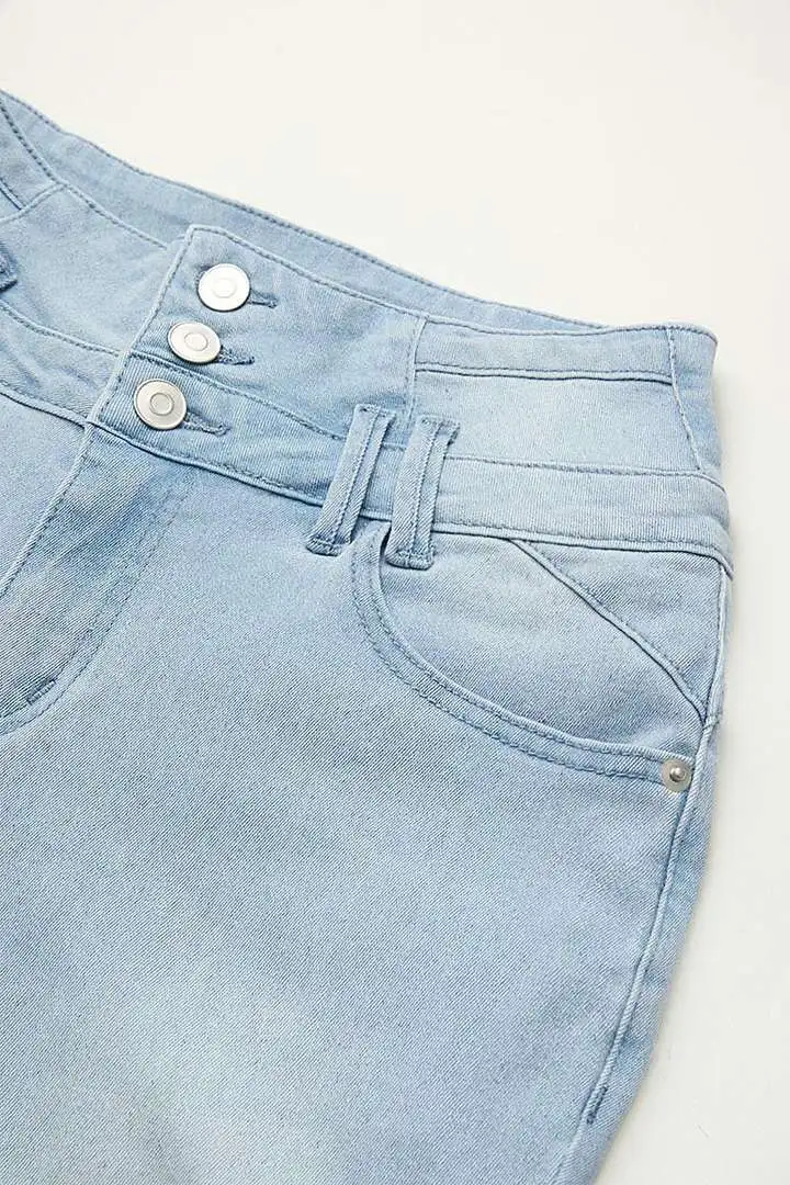 🔥7 Colors Pack only $24.99 🔥⚡LIMITED SALE-High-Waist Button Fly Flare Jeans