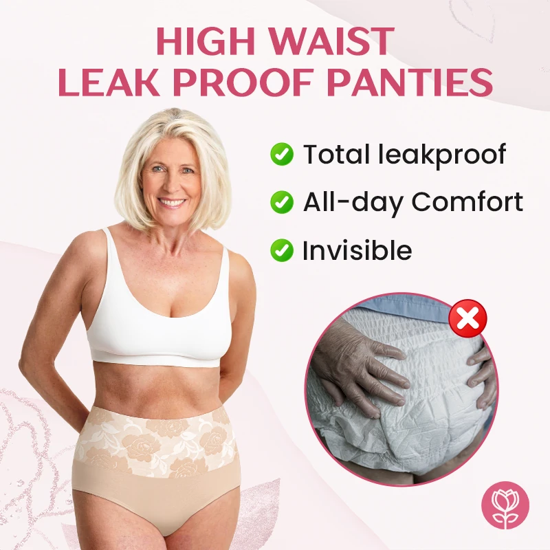 7-Pack Only $23.96! 🔥Clearance sale, limited stock 🔥BloomyFit - High Waist Antibacterial Panties（Buy 2 Free Shipping）